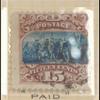 15c brown & blue Landing of Columbus Type I single