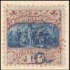 15c brown & blue Landing of Columbus Type II with G. Grill