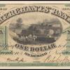 $1 New Jersey Merchants Bank banknote