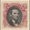 90c carmine & black Lincoln with G. Grill Specimen single