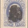 1c ultramarine Franklin single