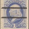 1c ultramarine Franklin single
