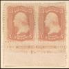 3c rose Washington bottom imprint pair