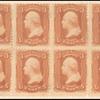 3c rose Washington block of eight