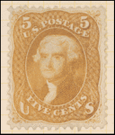 5c buff Jefferson single
