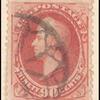 90c rose carmine Perry single