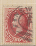 90c rose carmine Perry single