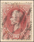 90c rose carmine Perry single
