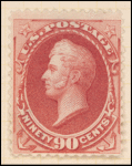 90c rose carmine Perry single