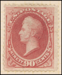 90c rose carmine Perry single