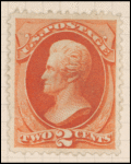 2c vermillion Jackson single