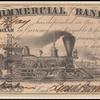 $1 brown Commercial Exchange Bank banknote