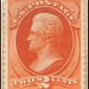 2c carmine vermilion Jackson single