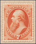 7c reddish vermilion Stanton single