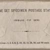 envelope to enclose 1875 special printing stamps photograph