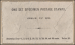 envelope to enclose 1875 special printing stamps photograph