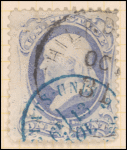 1c ultramarine Franklin single