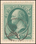 3c green Washington single