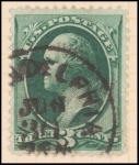 3c green Washington single