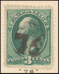 3c green Washington single