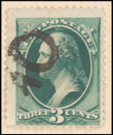 3c green Washington single