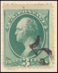 3c green Washington single