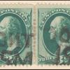 3c green Washington pair