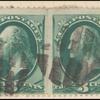 3c green Washington pair