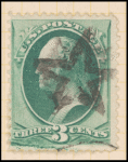 3c green Washington single