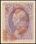 24c purple Scott single
