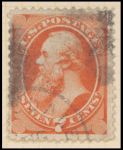 7c orange vermillion Stanton single