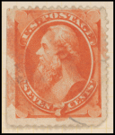 7c orange vermillion Stanton single