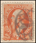 7c orange vermillion Stanton single