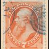 7c orange vermillion Stanton single