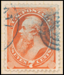 7c orange vermillion Stanton single