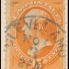 15c yellow orange Webster single