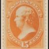 15c yellow orange Webster single