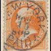 15c yellow orange Webster single