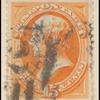 15c yellow orange Webster single