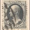 30c gray black Hamilton single