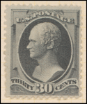 30c gray black Hamilton single