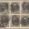 30c gray black Hamilton block of ten