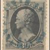 30c gray black Hamilton single