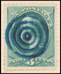 3c blue green Washington single
