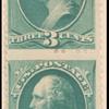 3c blue green Washington pair