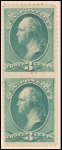 3c blue green Washington pair