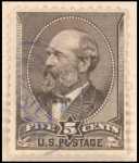 5c yellow brown Garfield single