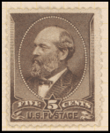5c yellow brown Garfield single