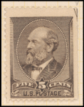 5c yellow brown Garfield single