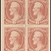 6c rose Lincoln block of four